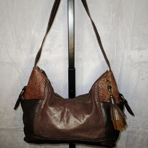 Women's Brown Tricolored The Sak Bag